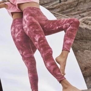Free People Movement Good Karma Leggings Red XS/S